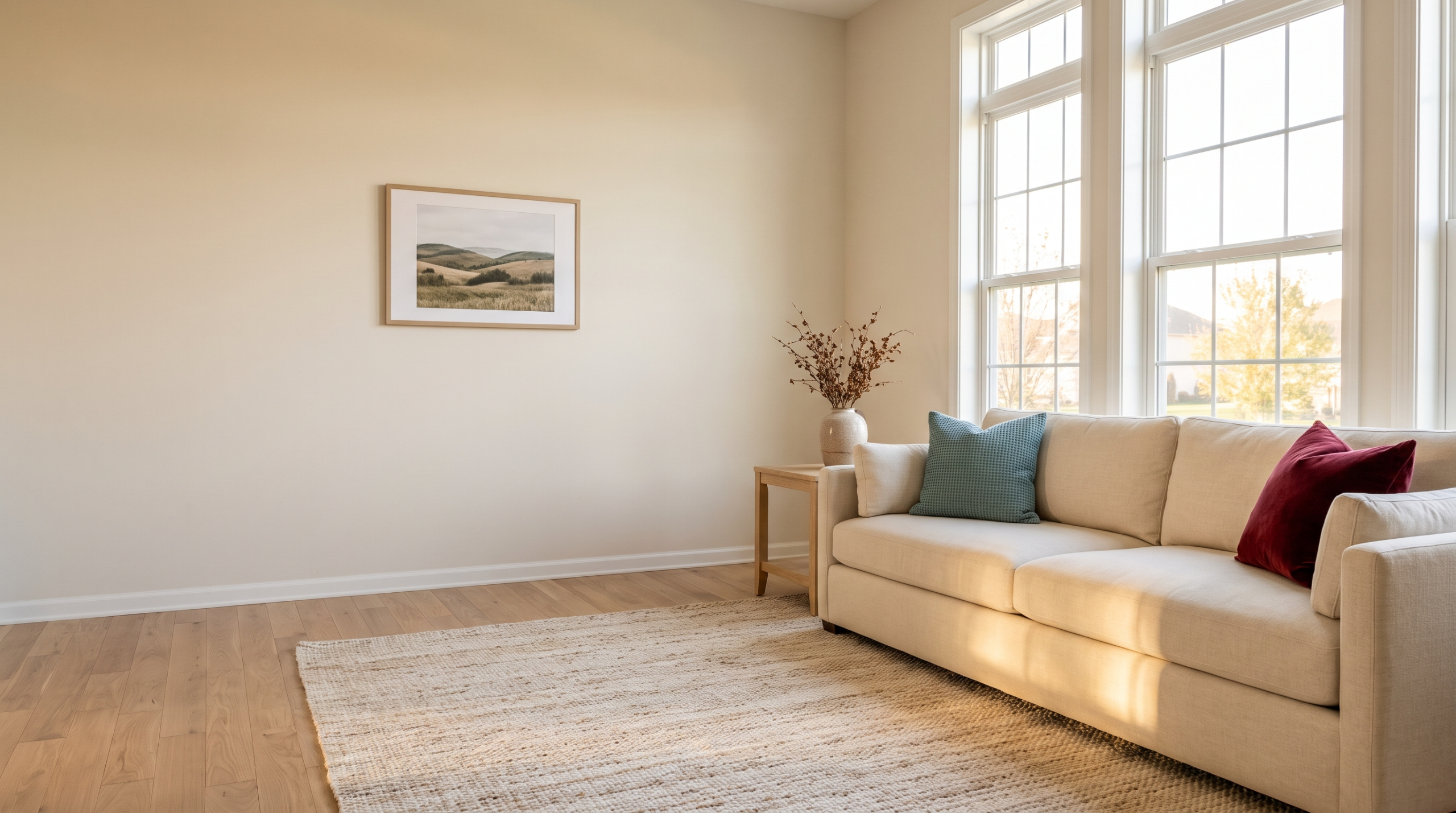 Clean water damage restoration themed interior for Somerset Water Damage Repair